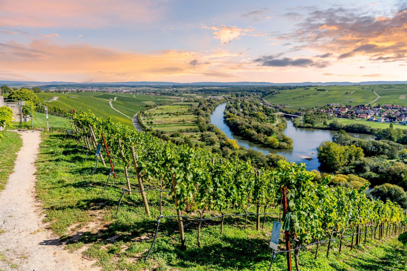 Main,Loop,In,Volkach,,Germany