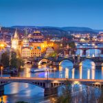Guided bike tours europe, cycling holidays - Prague,,Czech,Republic,Bridges,Panorama,With,Historic,Charles,Bridge,And